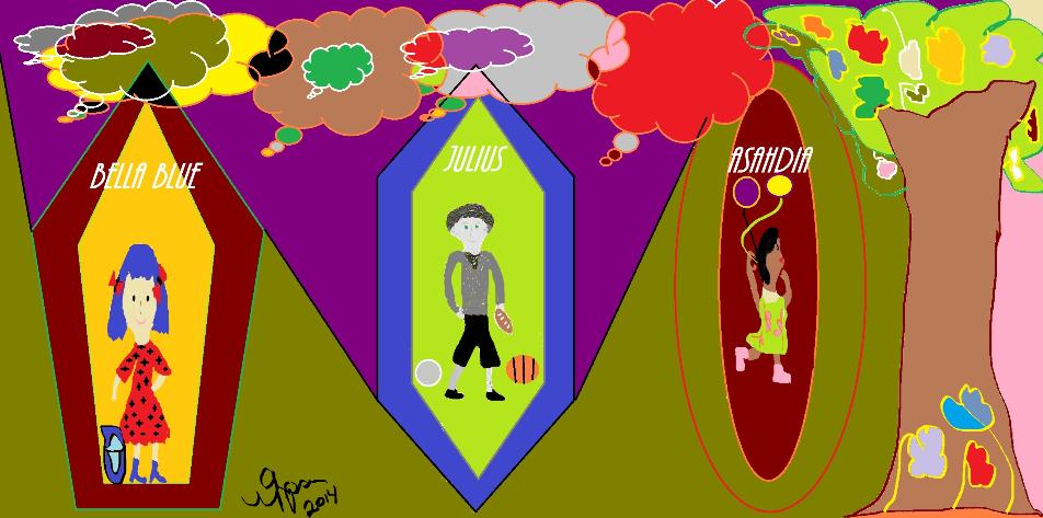 Bella Blue'schildren characters